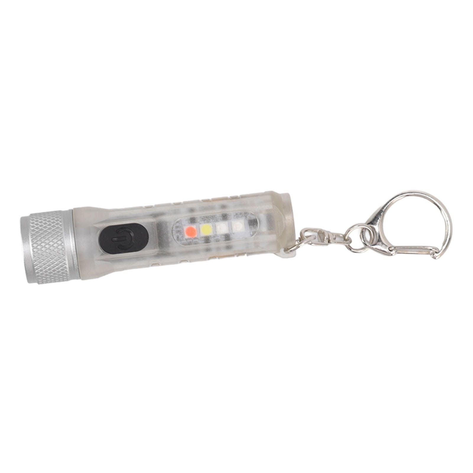 Strong Light Mini Keychain Flashlight Outdoor Portable Super Bright Multifunction LED Flashlight USB V1294-YM3119220148511-0421