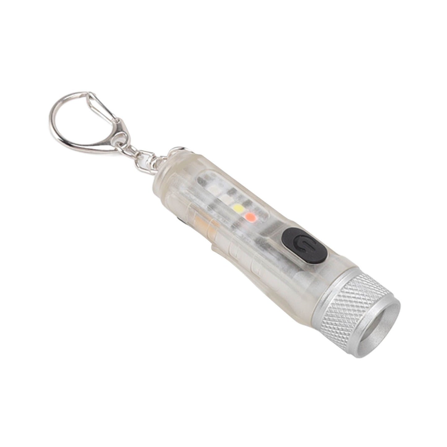 Strong Light Mini Keychain Flashlight Outdoor Portable Super Bright Multifunction LED Flashlight USB V1294-YM3119220148511-0421