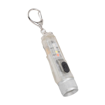 Strong Light Mini Keychain Flashlight Outdoor Portable Super Bright Multifunction LED Flashlight USB V1294-YM3119220148511-0421