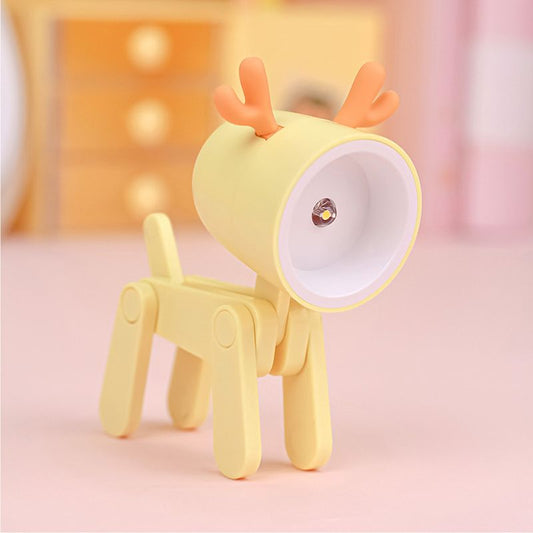 Mini Cute Pet Night Light Kawaii LED Desk Lamp Ins Mini Cute Little Phone Stand Decorative Furnishing V1294-YM3119220149614-0421