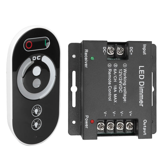 Wireless LED Dimmer RF Touch LED Light Controller Remote Dimming Controller DC 12V 24V for LED Strip Light V1294-YM3119220149711-0421