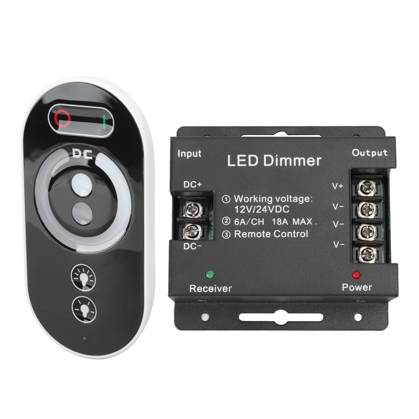 Wireless LED Dimmer RF Touch LED Light Controller Remote Dimming Controller DC 12V 24V for LED Strip Light V1294-YM3119220149711-0421