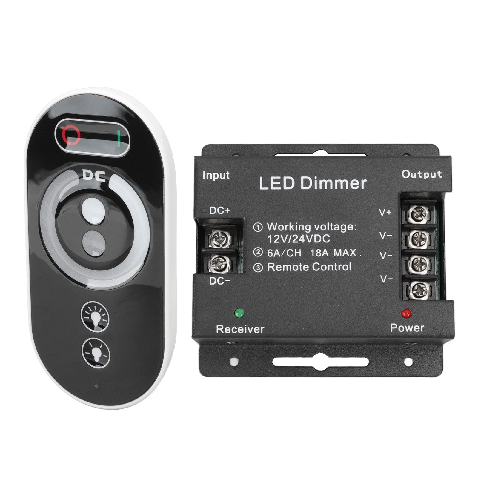 Wireless LED Dimmer RF Touch LED Light Controller Remote Dimming Controller DC 12V 24V for LED Strip Light V1294-YM3119220149711-0421