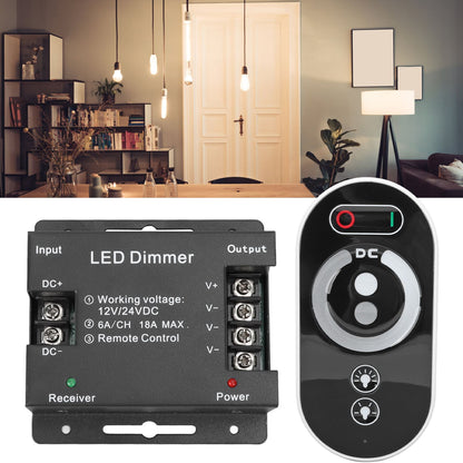 Wireless LED Dimmer RF Touch LED Light Controller Remote Dimming Controller DC 12V 24V for LED Strip Light V1294-YM3119220149711-0421