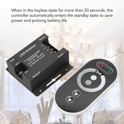 Wireless LED Dimmer RF Touch LED Light Controller Remote Dimming Controller DC 12V 24V for LED Strip Light V1294-YM3119220149711-0421