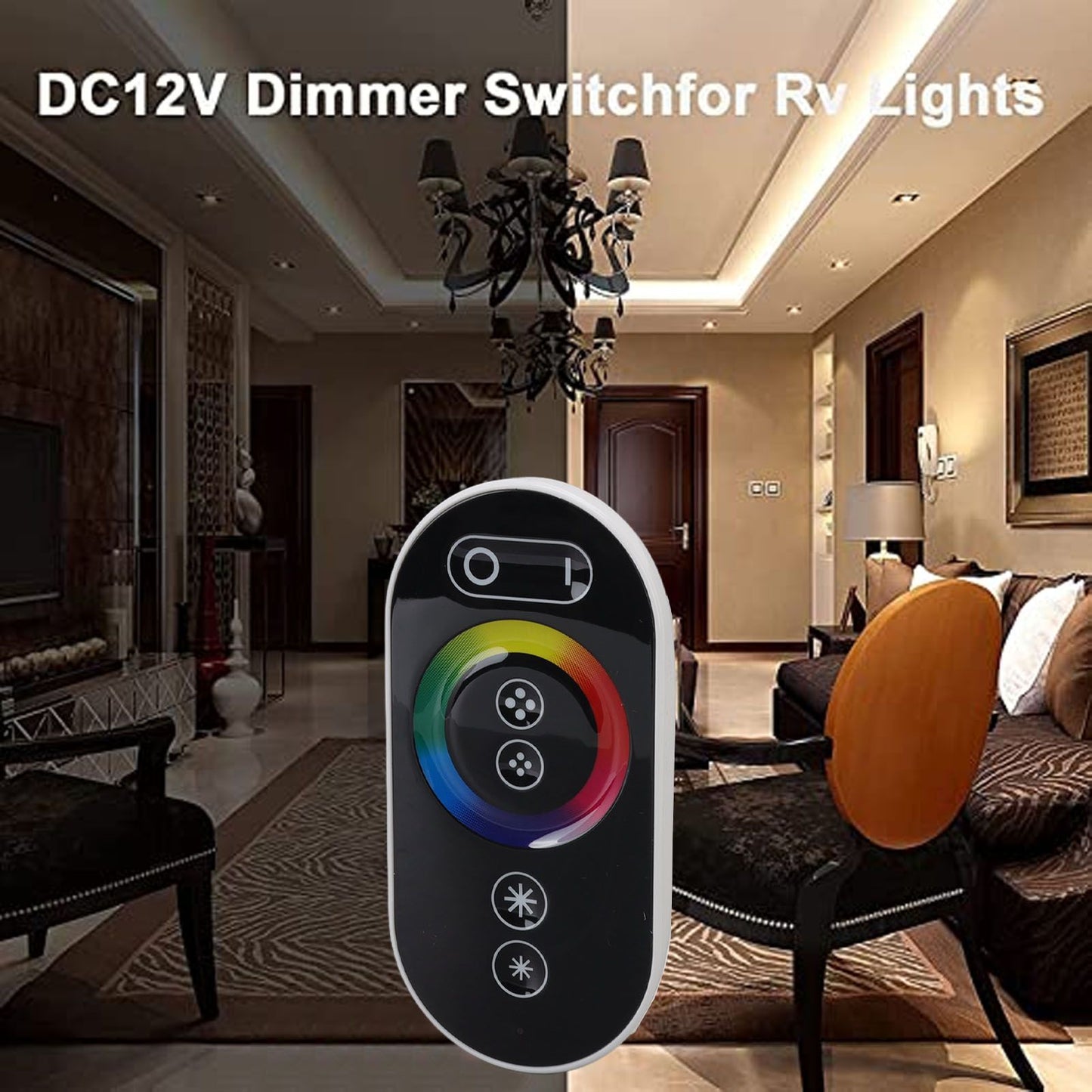 3 Way Dimmer Switch with Remote Control Constant Voltage PWM RGB LED Light Controller DC12V 24V V1294-YM3119220150011-0421