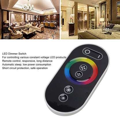 3 Way Dimmer Switch with Remote Control Constant Voltage PWM RGB LED Light Controller DC12V 24V V1294-YM3119220150011-0421