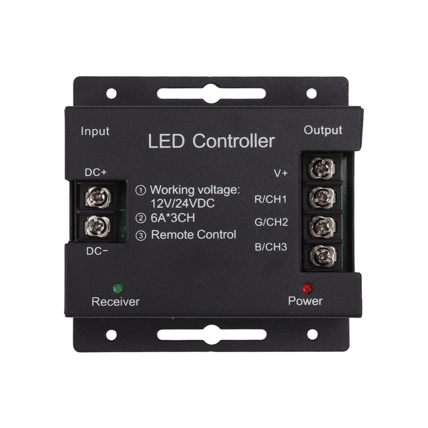 3 Way Dimmer Switch with Remote Control Constant Voltage PWM RGB LED Light Controller DC12V 24V V1294-YM3119220150011-0421