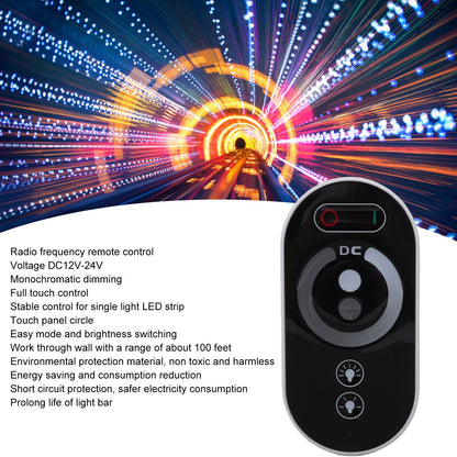 RF LED Remote Controller Wireless Intelligent Touch RGB Dimmer for LED Strip Light 18A DC12-24V V1294-YM3119220150211-0421