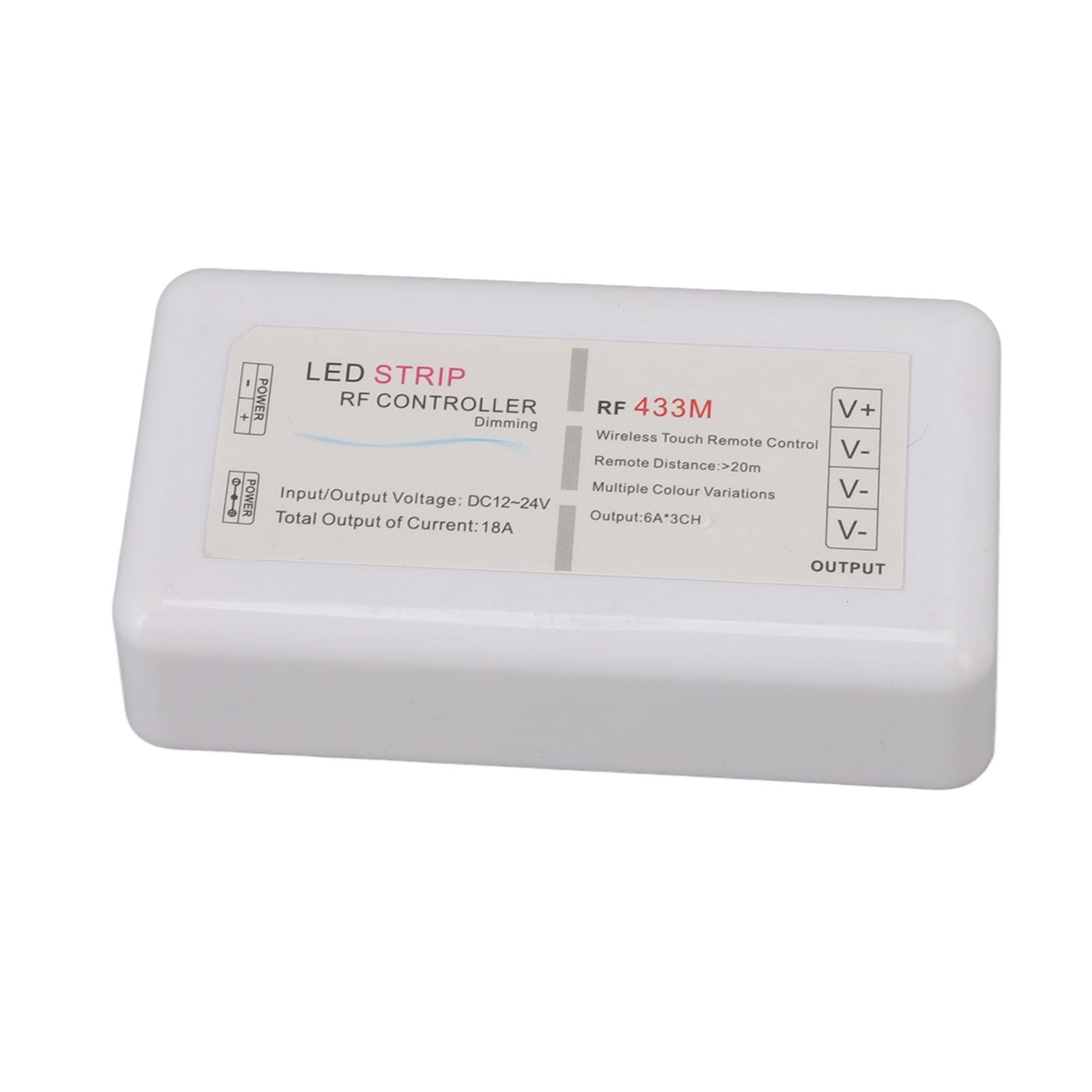 RF LED Remote Controller Wireless Intelligent Touch RGB Dimmer for LED Strip Light 18A DC12-24V V1294-YM3119220150211-0421