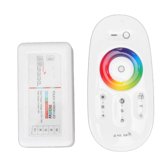 2.4G Wireless RF Touch Dimmer Switch 7 Color RGBW Dimming LED RGB Strip Light Controller DC12 to 24V V1294-YM3119220150311-0421