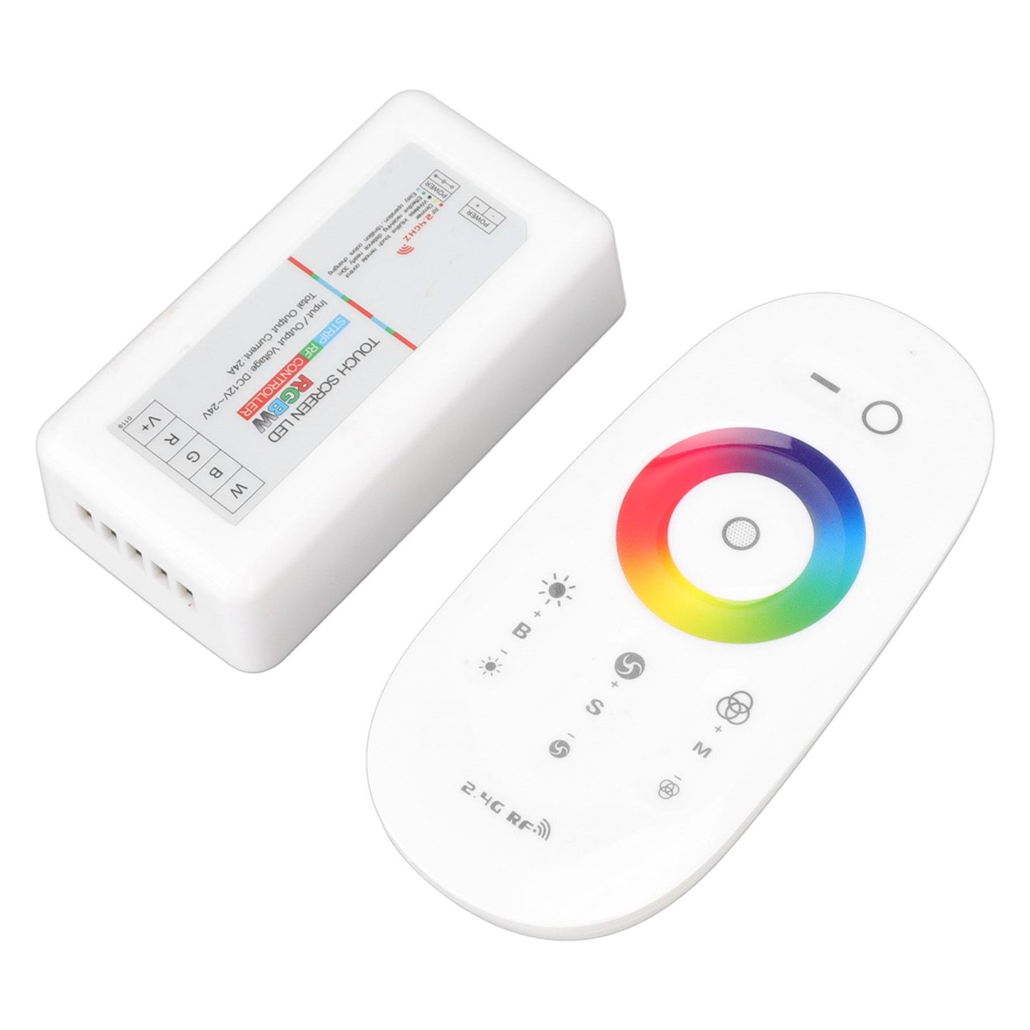 2.4G Wireless RF Touch Dimmer Switch 7 Color RGBW Dimming LED RGB Strip Light Controller DC12 to 24V V1294-YM3119220150311-0421