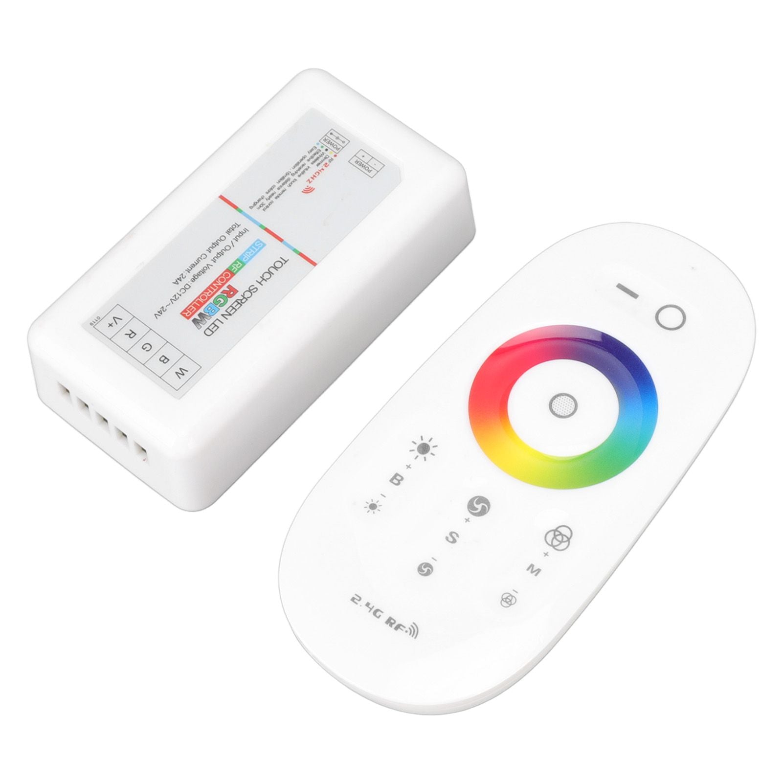 2.4G Wireless RF Touch Dimmer Switch 7 Color RGBW Dimming LED RGB Strip Light Controller DC12 to 24V V1294-YM3119220150311-0421