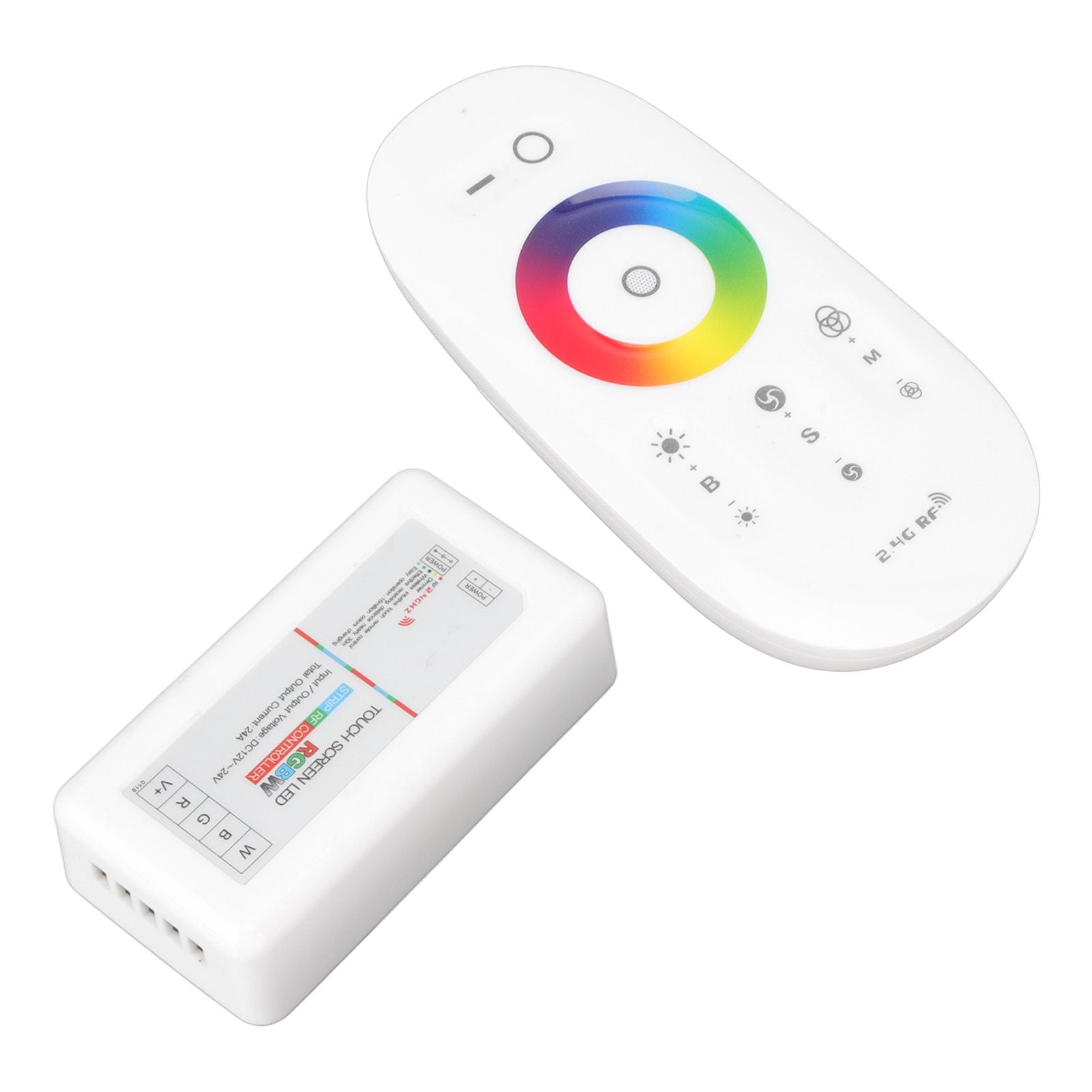 2.4G Wireless RF Touch Dimmer Switch 7 Color RGBW Dimming LED RGB Strip Light Controller DC12 to 24V V1294-YM3119220150311-0421