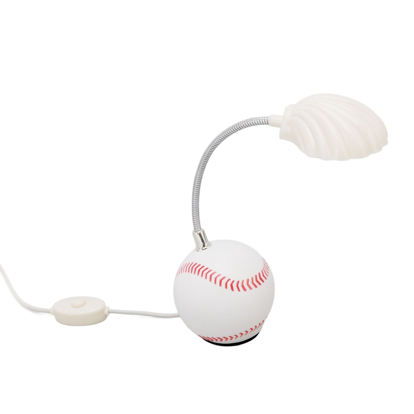 LED Table Lamp Baseball Base Seashell Shape Light Head Soft Light Portable USB Mini Desk Lamp for Home School V1294-YM3119220150611-0421