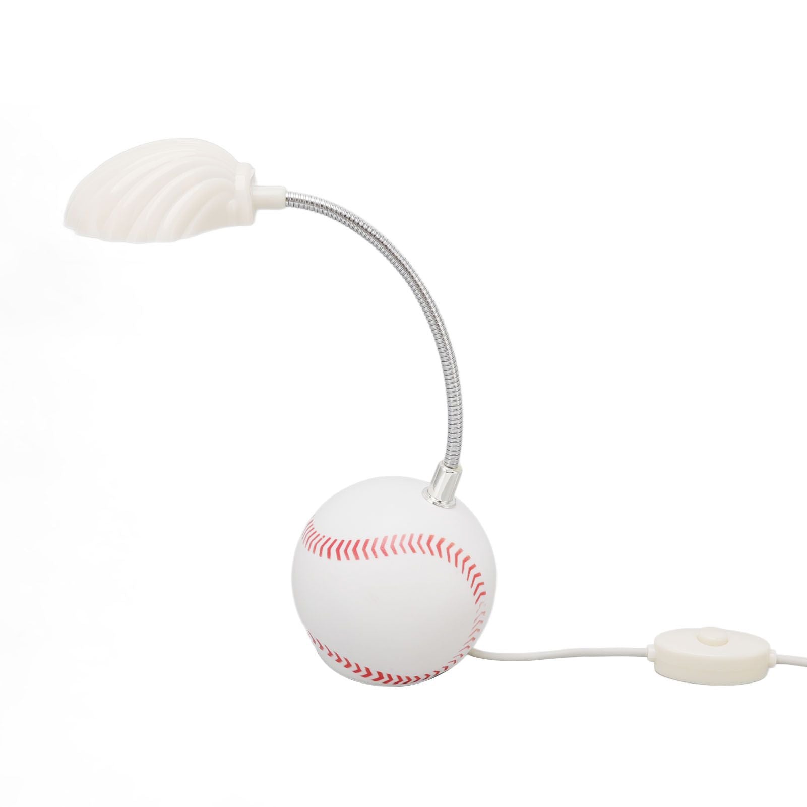 LED Table Lamp Baseball Base Seashell Shape Light Head Soft Light Portable USB Mini Desk Lamp for Home School V1294-YM3119220150611-0421