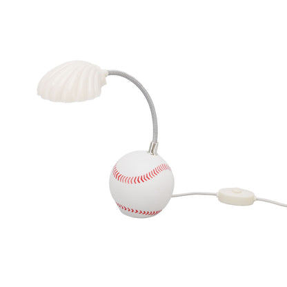 LED Table Lamp Baseball Base Seashell Shape Light Head Soft Light Portable USB Mini Desk Lamp for Home School V1294-YM3119220150611-0421
