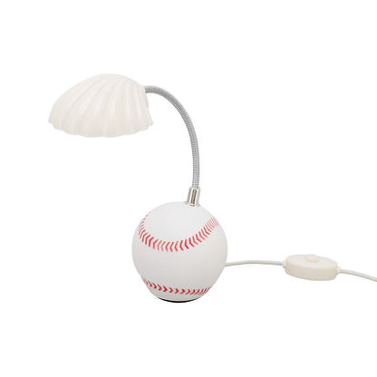 LED Table Lamp Baseball Base Seashell Shape Light Head Soft Light Portable USB Mini Desk Lamp for Home School V1294-YM3119220150611-0421