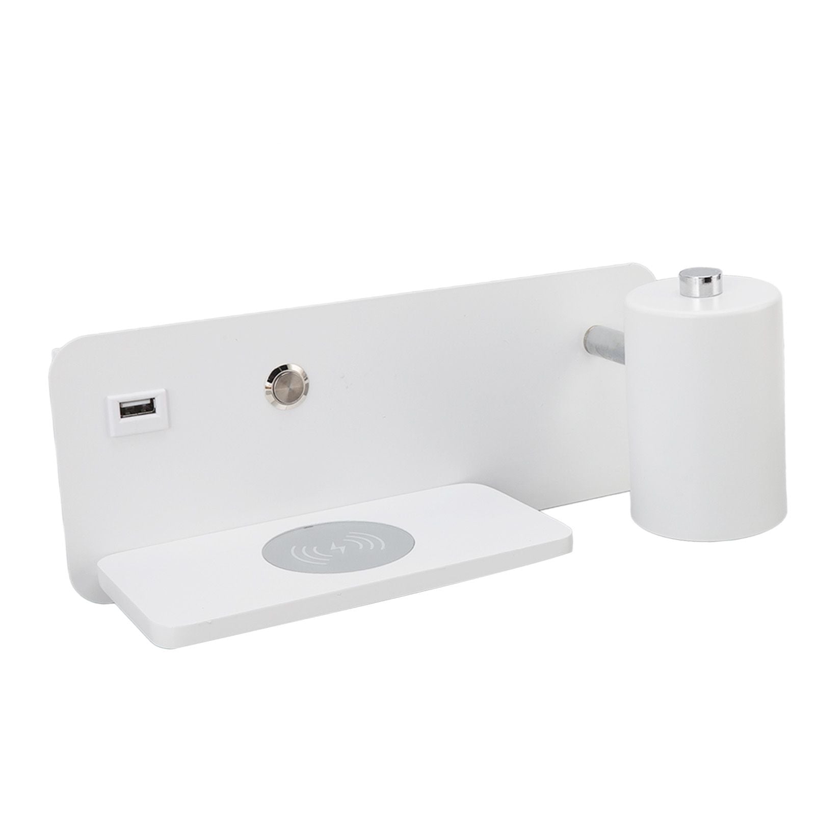 LED Wall Light USB Interface Wireless Charging LED Wall Lamp for Living Room Bedroom 85-265V White Right V1294-YM3119220151211-0421