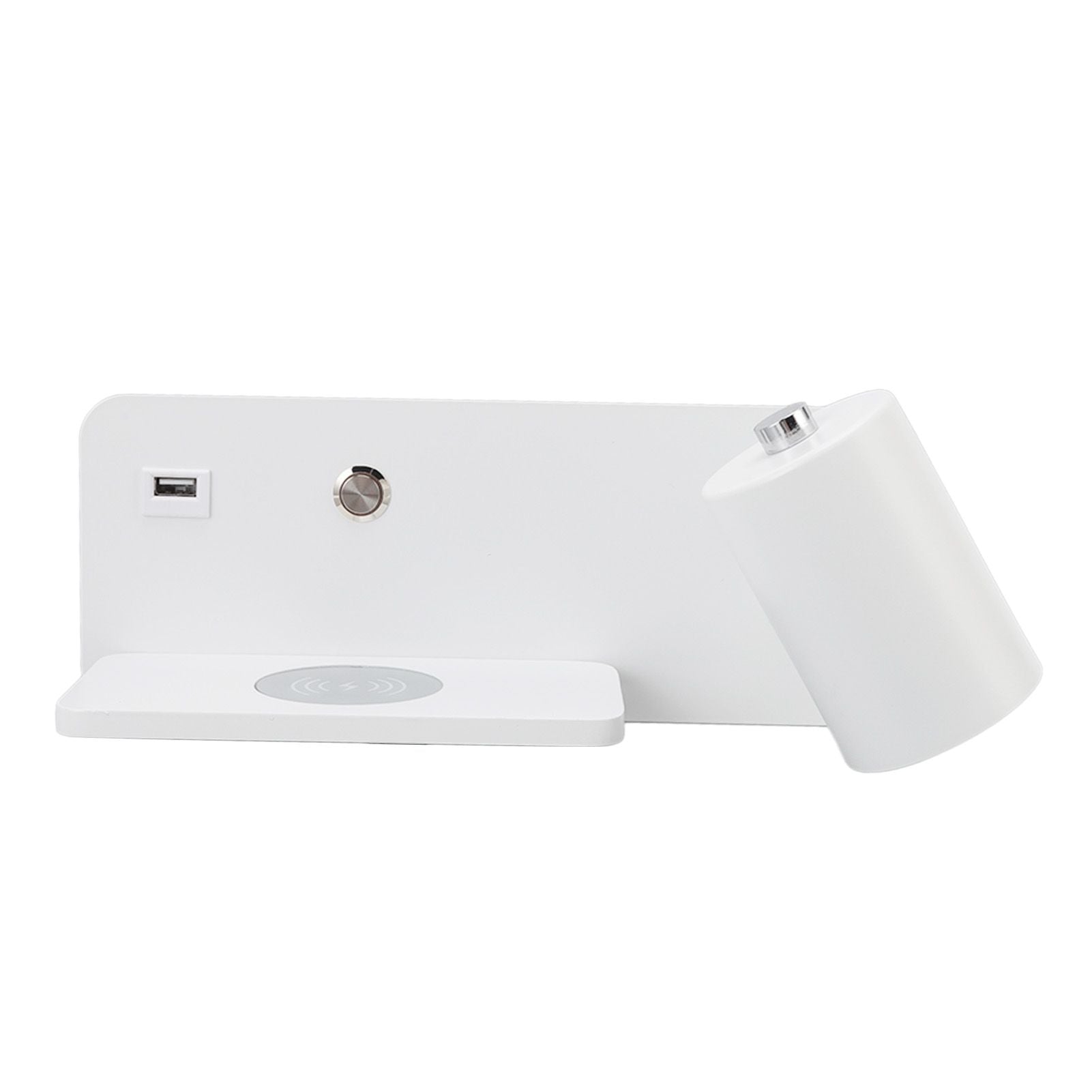 LED Wall Light USB Interface Wireless Charging LED Wall Lamp for Living Room Bedroom 85-265V White Right V1294-YM3119220151211-0421