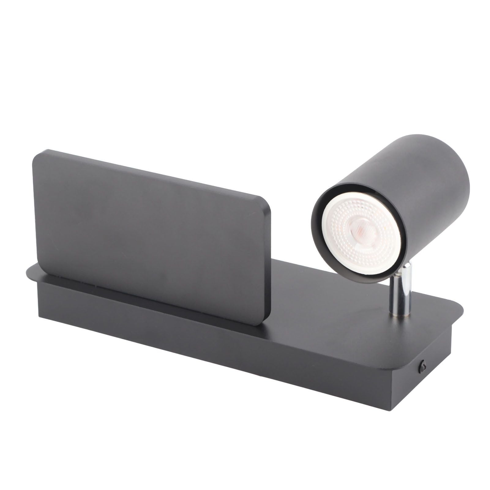 LED Wall Light USB Interface Wireless Charging LED Wall Lamp for Living Room Bedroom 85-265V Black Right V1294-YM3119220151213-0421