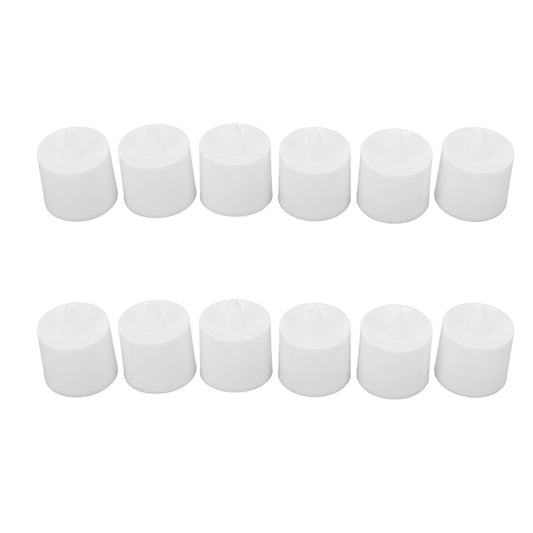 12Pcs LED Candle Light Cylindrical Shape Electronic Flameless LED Candle Lamp for Holiday Wedding Party V1294-YM3119220154411-0421