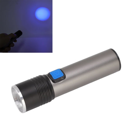 365nm UV Flashlight USB Rechargeable LED Mini Portable Handheld Torch Detector for Pet Urine Counterfeit V1294-YM3119220155611-0421