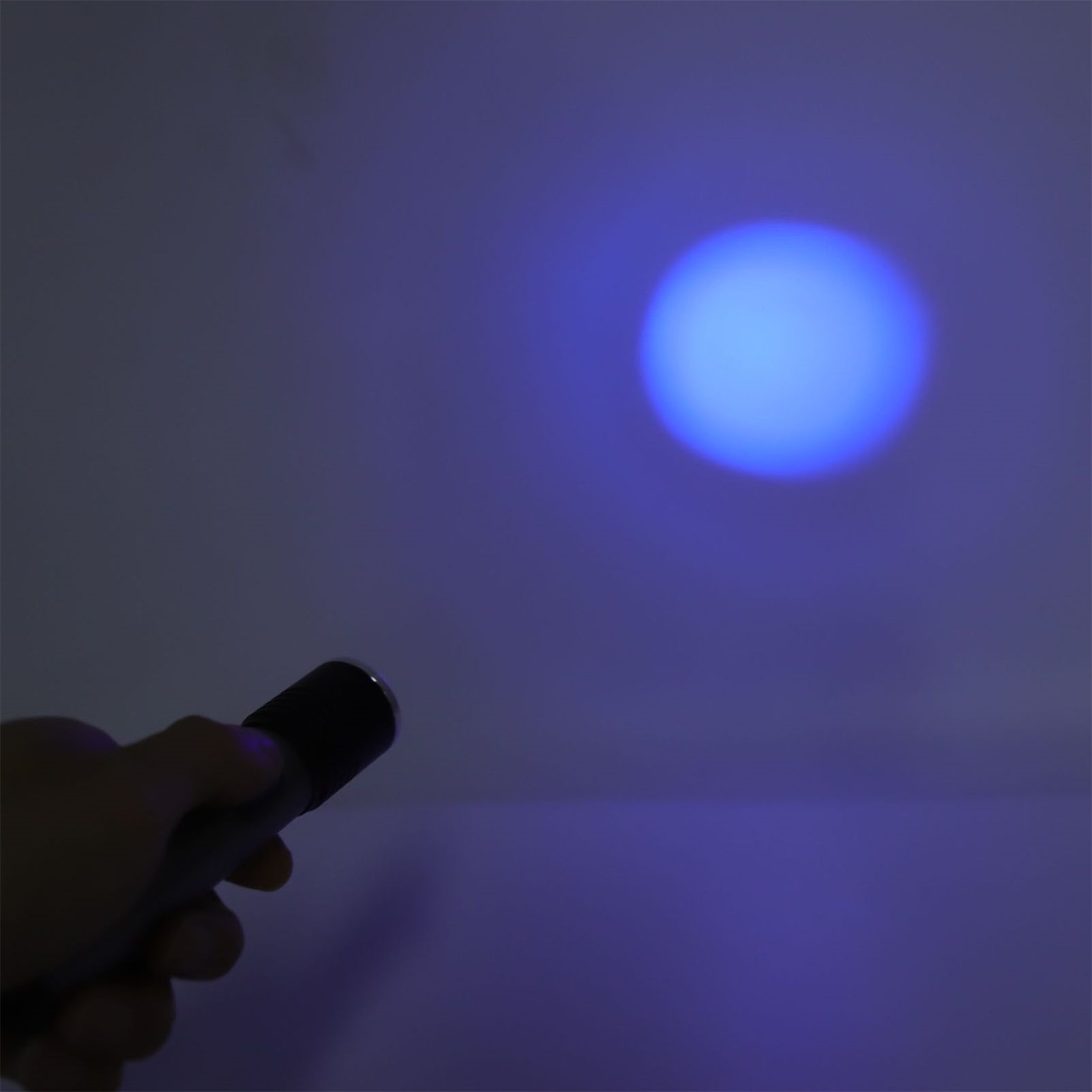 365nm UV Flashlight USB Rechargeable LED Mini Portable Handheld Torch Detector for Pet Urine Counterfeit V1294-YM3119220155611-0421