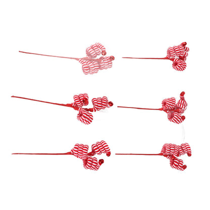 Christmas Candy Canes Wool Christmas Candy Cane Hanging Ornaments V1294-YM908S739R562-0421