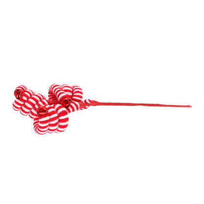 Christmas Candy Canes Wool Christmas Candy Cane Hanging Ornaments V1294-YM908S739R562-0421