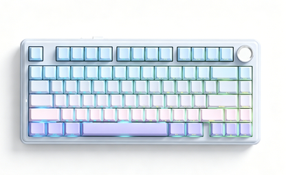 Solakaka A75 3-Mode RGB Mechanical Keyboard, Blue-Purple V1300-A75-BLUE-PURPLE