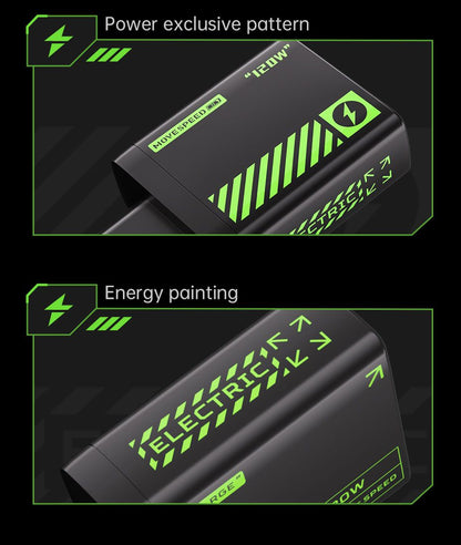 AC120U4-EU 120W USB C Charger, 4-Port Fast Charging Block, black V1300-AC120U4