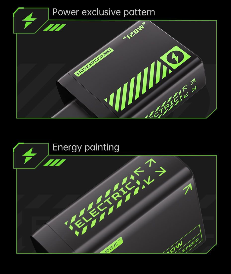 AC67U3-EU 67W USB C Charger, 4-Port Fast Charging Block, black V1300-AC67U3-EU