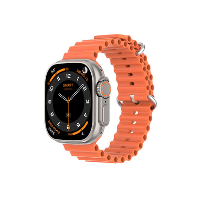 DT Ultra 4 Smart Watch Full Touch Screen Fitness Tracker for Men Women, Orange V1300-DT-ULTRA4