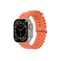 DT Ultra 4 Smart Watch Full Touch Screen Fitness Tracker for Men Women, Orange V1300-DT-ULTRA4