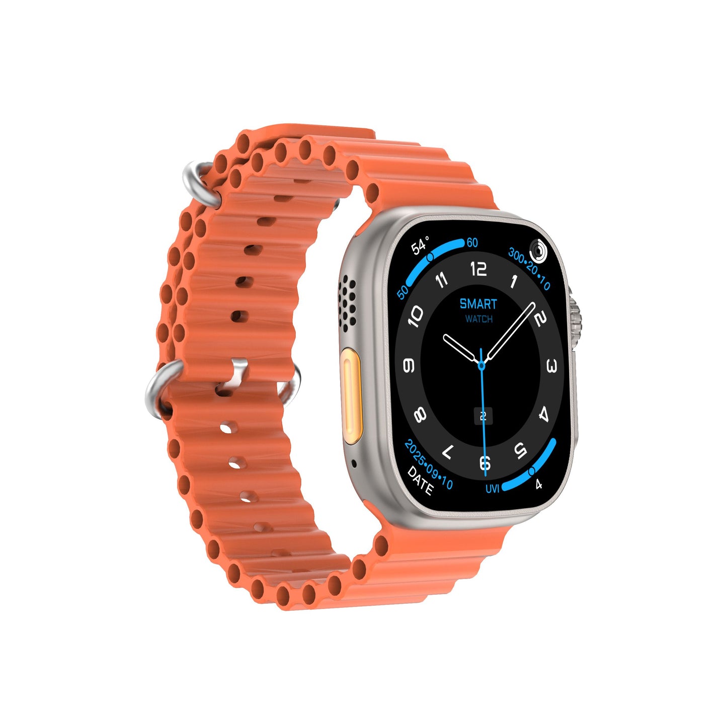 DT Ultra 4 Smart Watch Full Touch Screen Fitness Tracker for Men Women, Orange V1300-DT-ULTRA4