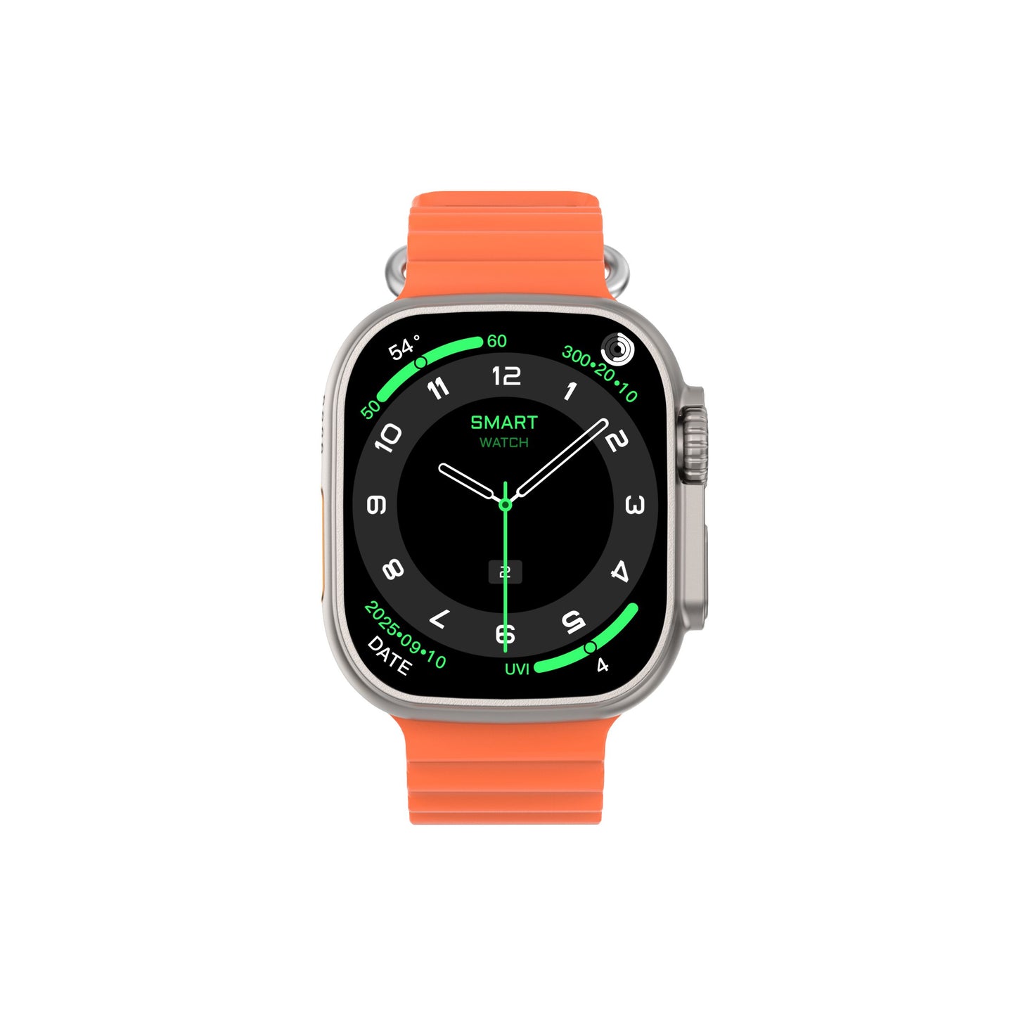 DT Ultra 4 Smart Watch Full Touch Screen Fitness Tracker for Men Women, Orange V1300-DT-ULTRA4