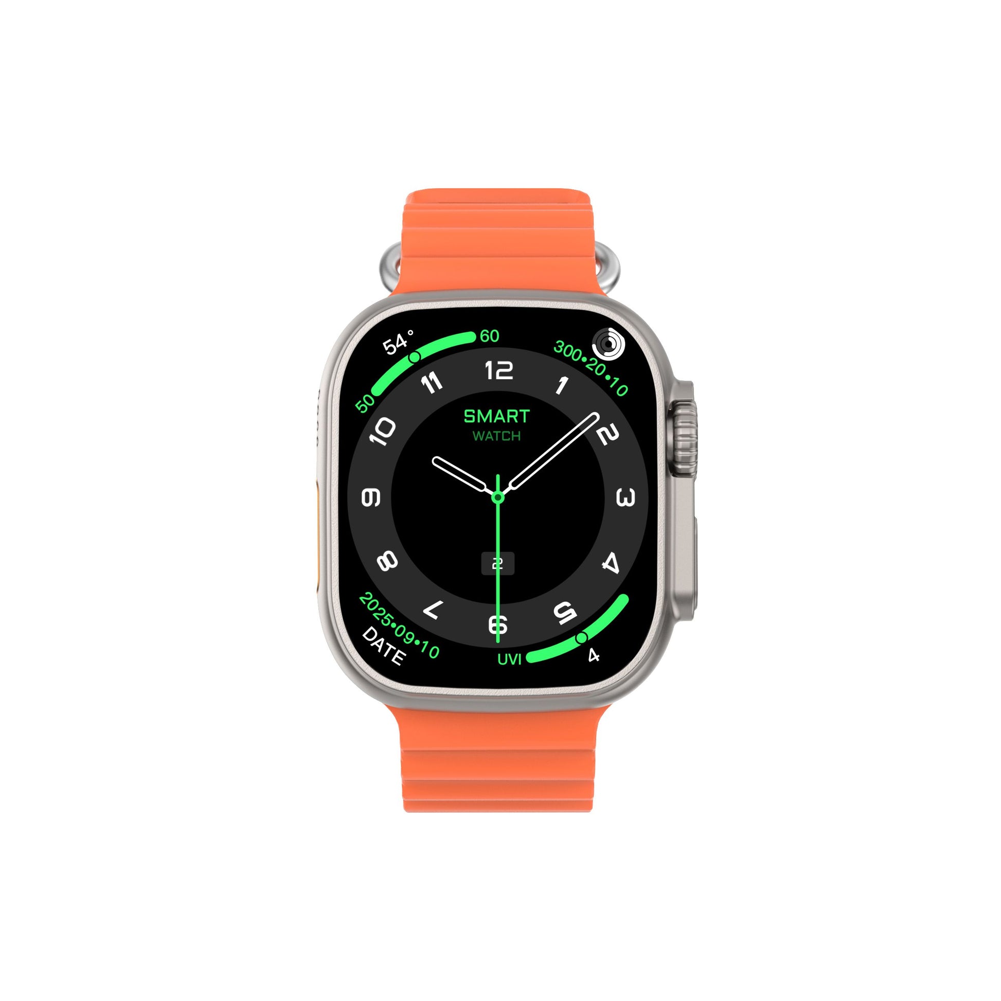 DT Ultra 4 Smart Watch Full Touch Screen Fitness Tracker for Men Women, Orange V1300-DT-ULTRA4