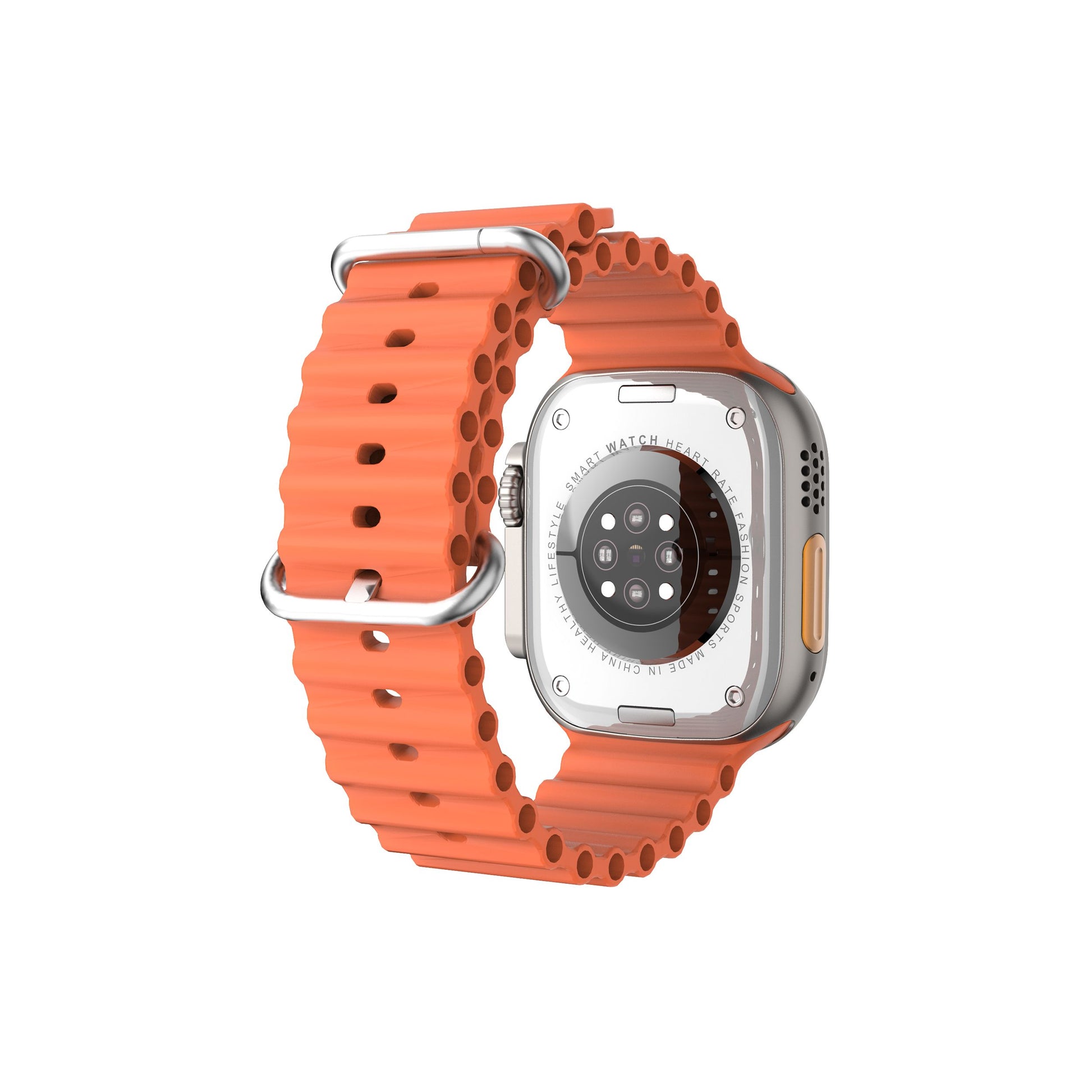 DT Ultra 4 Smart Watch Full Touch Screen Fitness Tracker for Men Women, Orange V1300-DT-ULTRA4