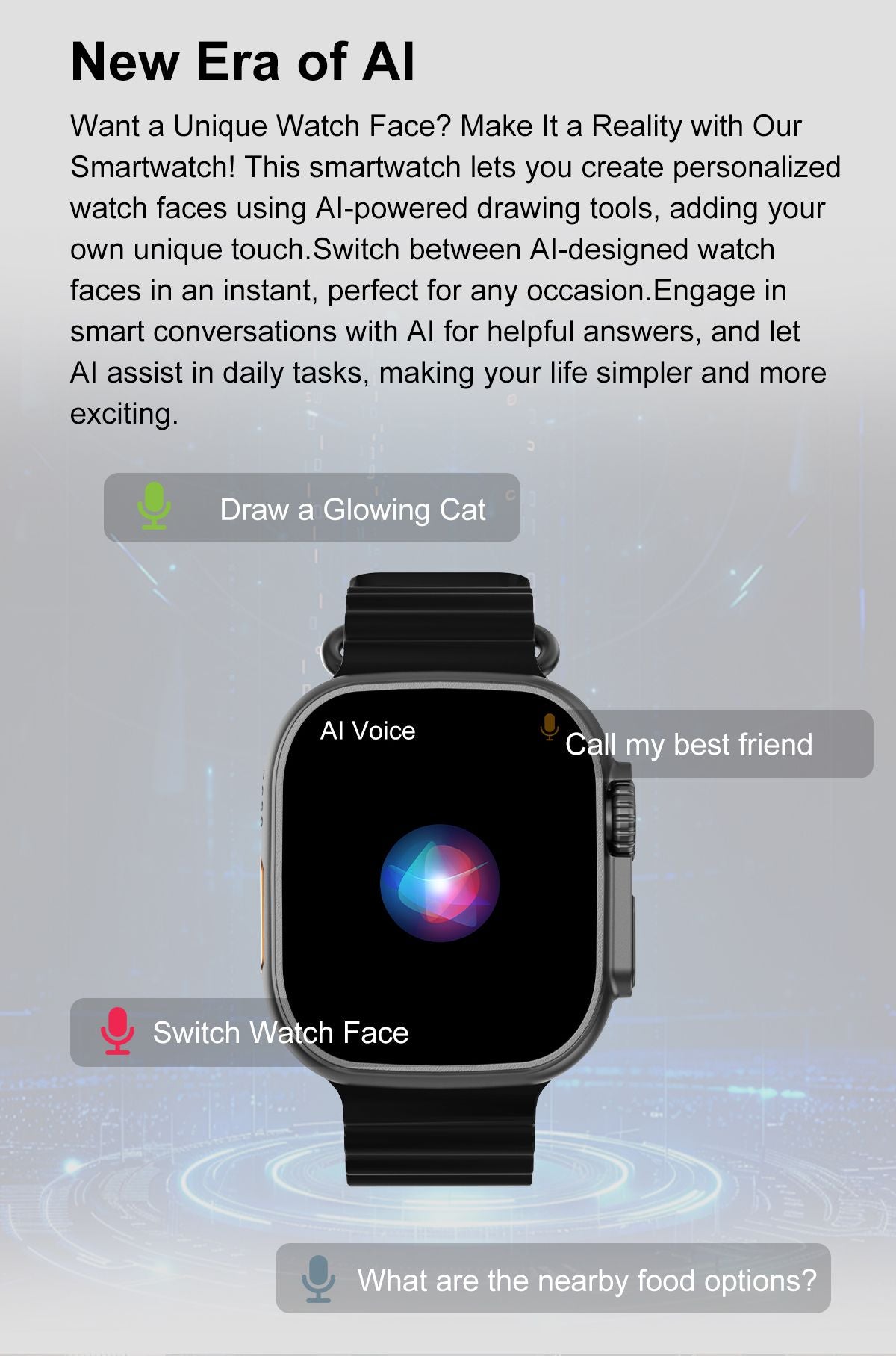 DT Ultra 4 Smart Watch Full Touch Screen Fitness Tracker for Men Women, Orange V1300-DT-ULTRA4