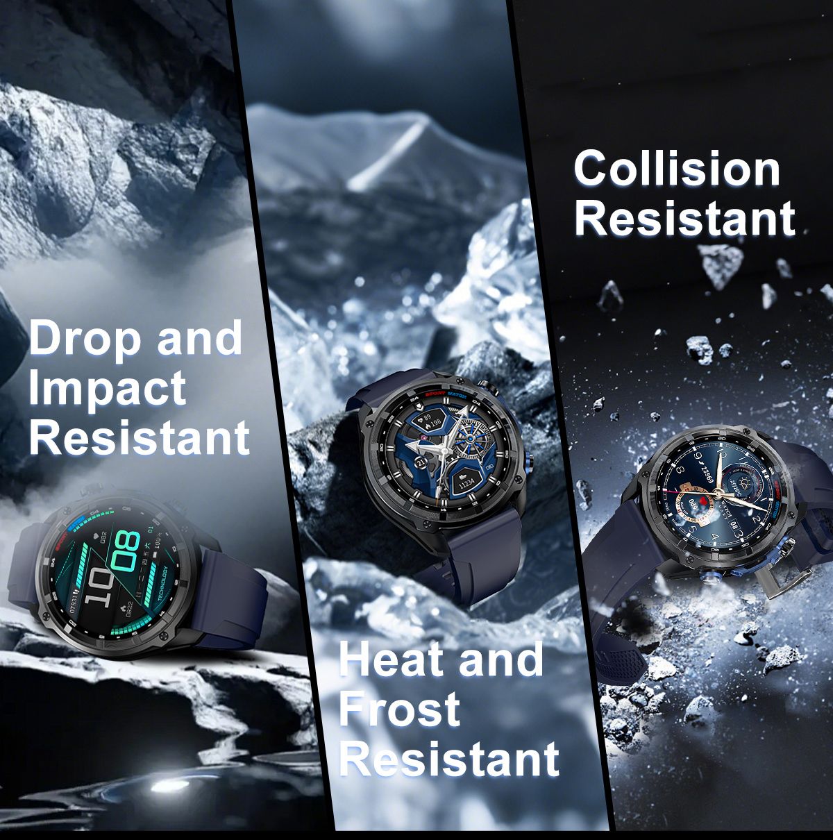DTG1 GPS Smart Watch, AMOLED Touchscreen, 860mAh Battery, 3ATM Waterproof, Bluetooth Call,Orange V1300-DTG1-ORANGE