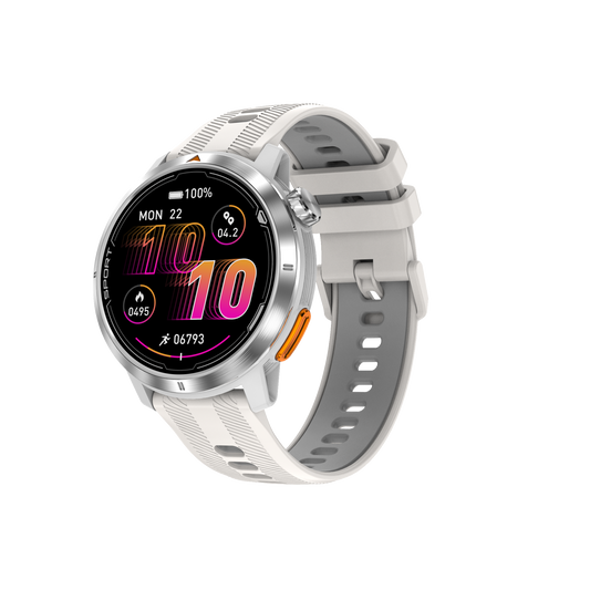 DTG9 Fitness Smart Watch, Waterproof Sports Watch,Silver V1300-DTG9-SILVER