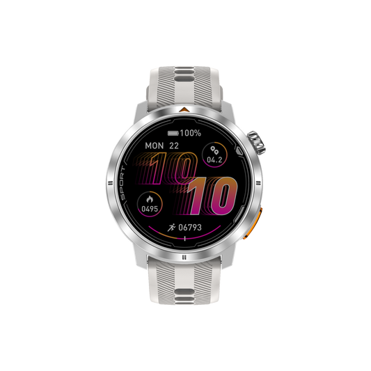 DTG9 Fitness Smart Watch, Waterproof Sports Watch,Silver V1300-DTG9-SILVER