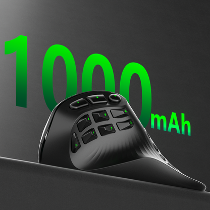 Solakaka E9 3 Mode Vertical Ergonomic Mouse, black V1300-E9-BLACK