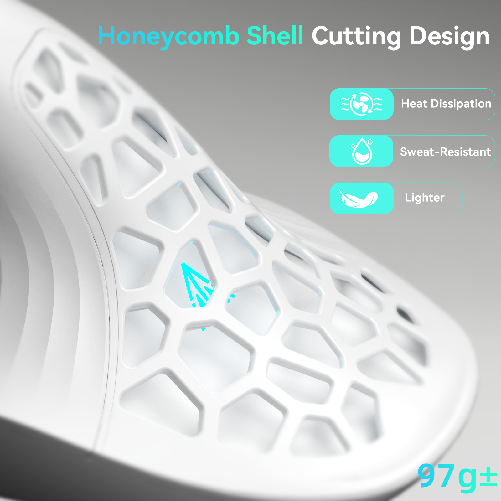 Solakaka E9 3 Mode Vertical Ergonomic Mouse, white V1300-E9-WHITE