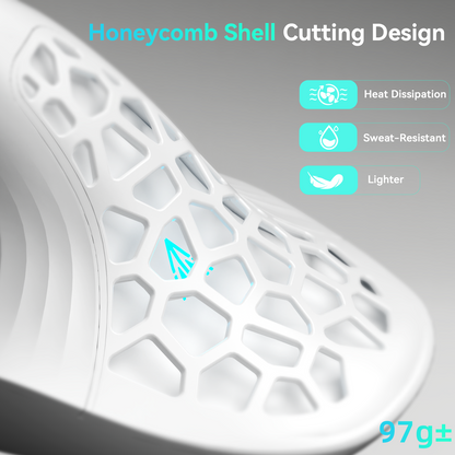 Solakaka E9 3 Mode Vertical Ergonomic Mouse, white V1300-E9-WHITE