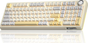 Solakaka Ki99pro 3-Mode RGB Mechanical Keyboard, Orange-White V1300-KI99PRO-ORANGE-WHITE