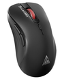 SM66 Dual Mode Wireless Gaming Mouse, Rechargeable RGB Ergonomic Mice with Adjustable DPI ,black V1300-SM66-BLACK