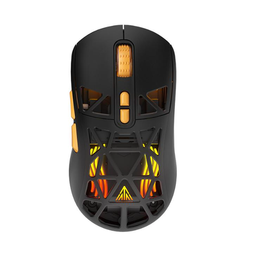SM802 Tri-Mode Gaming Mouse, Adjustable DPI, RGB Backlight, Ergonomic Wireless Mouse,black V1300-SM802-BLACK