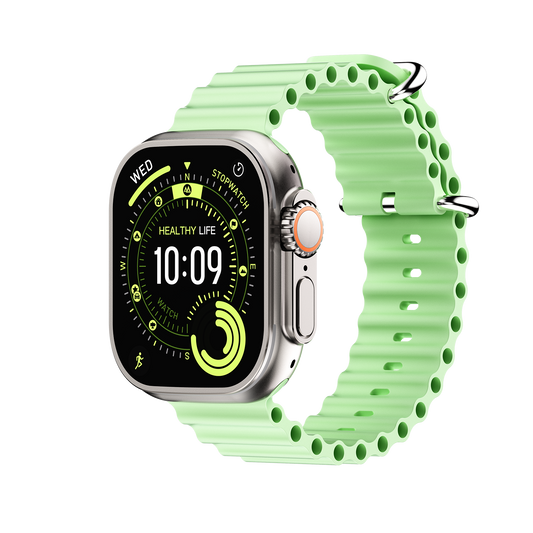 DT Ultra5pro Smart Watch, Full Touch Fitness Watch for Men Women, green V1300-ULTRA5PRO-GREEN